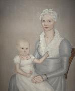 Mrs. Wilbur Sherman and daughter Sarah Ammi Phillips